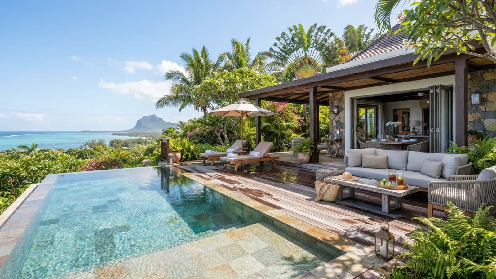 Property lease and transfer documents being signed in Mauritius